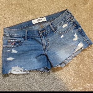 hollister jean shorts